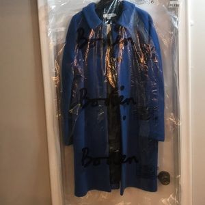 Boden wool coat. NWOT. Cornflower blue. Size 12 US
